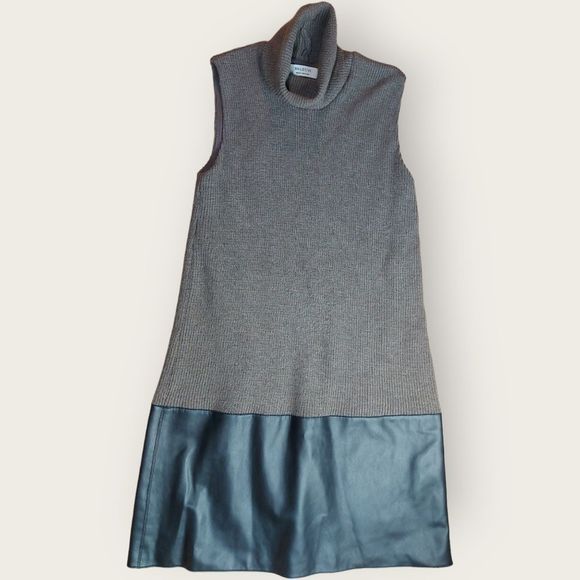 Bailey 44 American in Paris Brown Knit Leather Dress - Picture 3 of 15